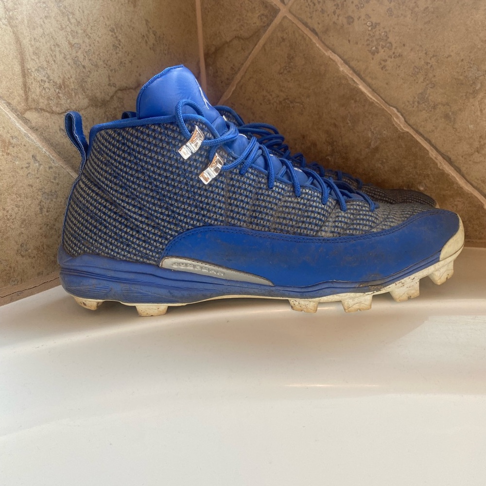 Rare Jordan retro mcs 12 cleats Game Royal Size 12 Baseball/football Nike